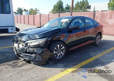 2017 Honda Civic Ex из США, поврежденный, VIN 2HGFC2F89HH540997